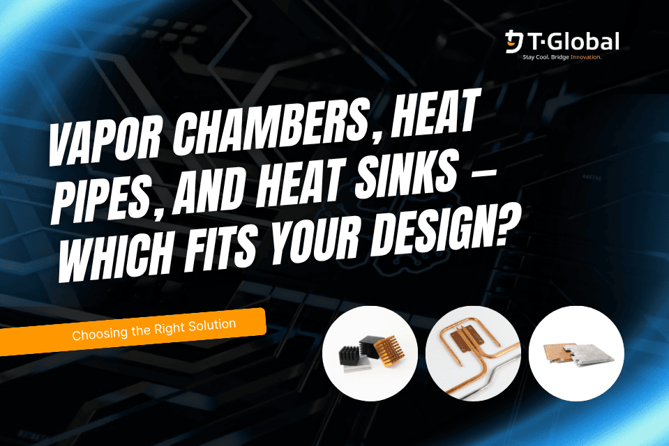 Vapor Chambers, Heat Pipes, and Heat Sinks — Which Fits Your Design? Vapor Chambers, Heat Pipes, and Heat Sinks — Which Fits Your Design?