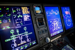 Thermal management for avionics dashboard monitoring flight-critical electronics